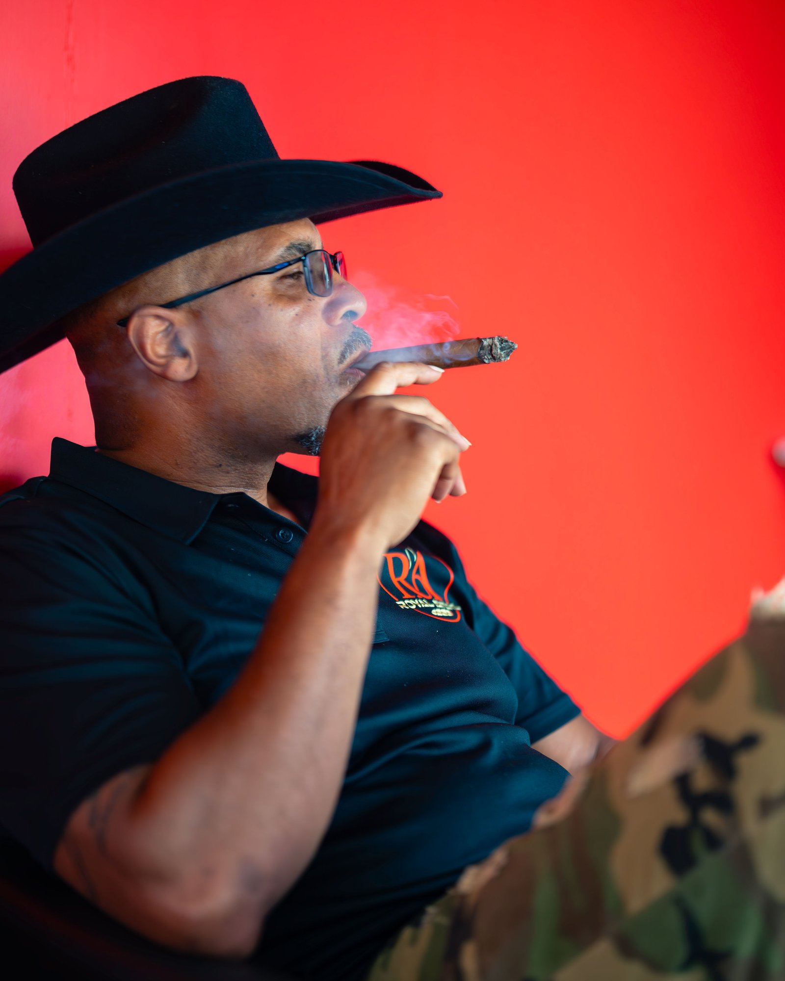 Royal Ayers mobile cigar lounge service window